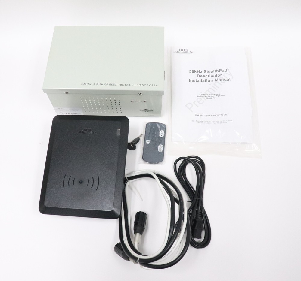 WG SP 58-II Control Box WGSP58-II Security Box with Keys