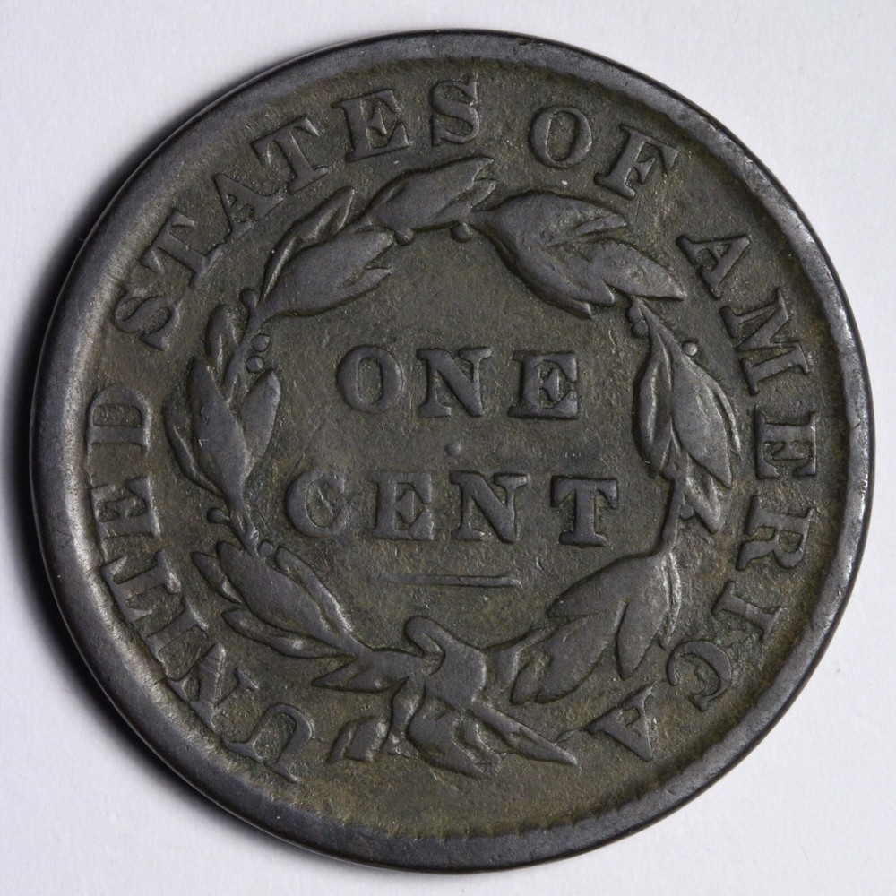 1833 Coronet Head Large Cent VF E123 AVFM