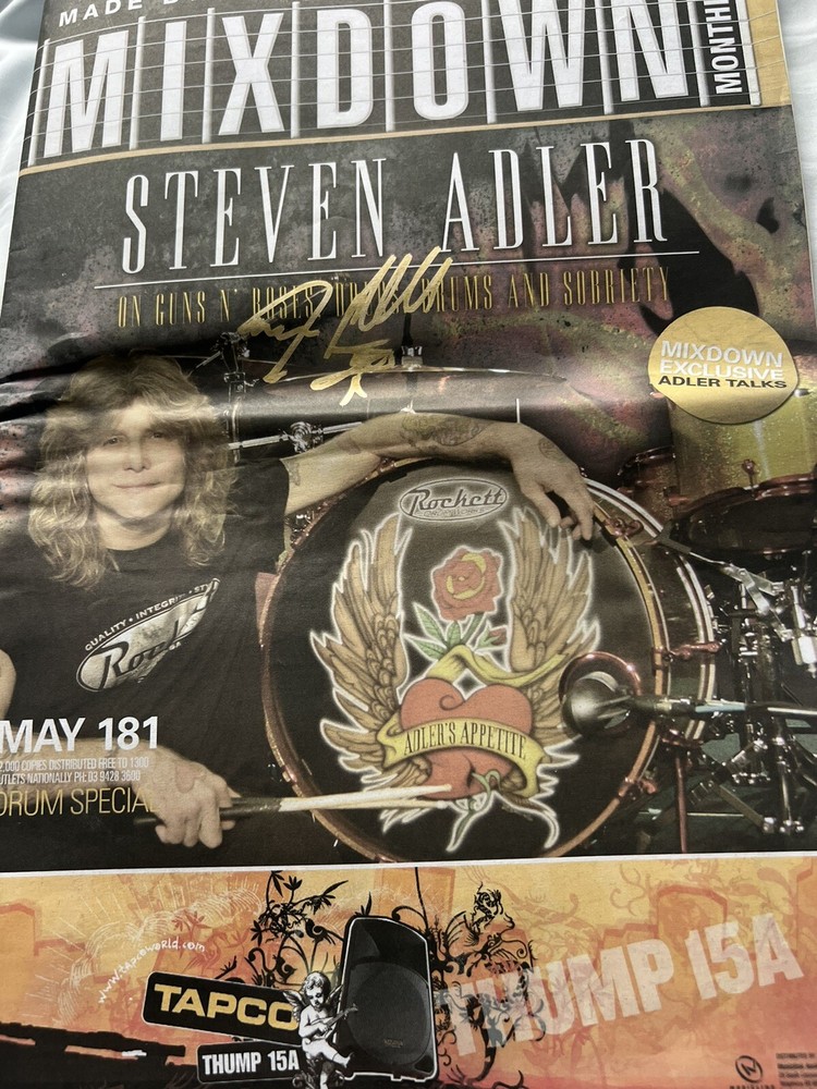Guns N Roses Australia Signed Magazine