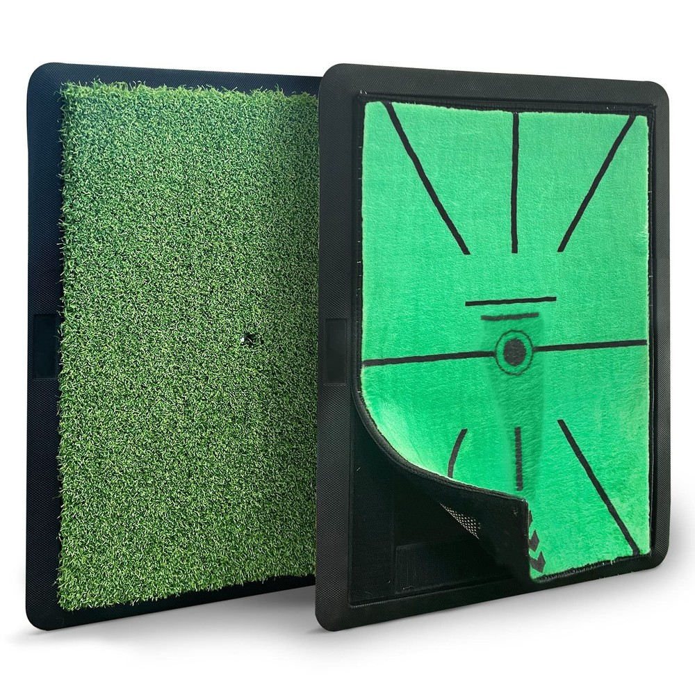 Golf Hitting Mat Precision Pro Swing Mat for Path Feedback Golf Training Chip...