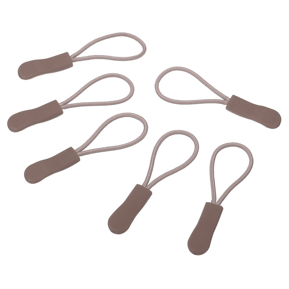 Zipper Pulls Replacement 30pc Extension Cord Handle Fix Tag Extender Brown