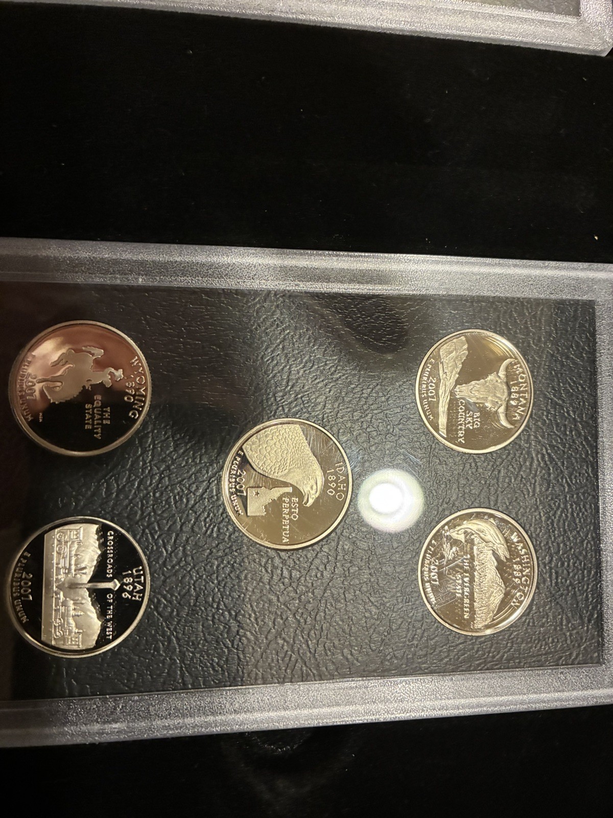 2007 United States Mint American Legacy Collection 2 Silver Dollars Coins US