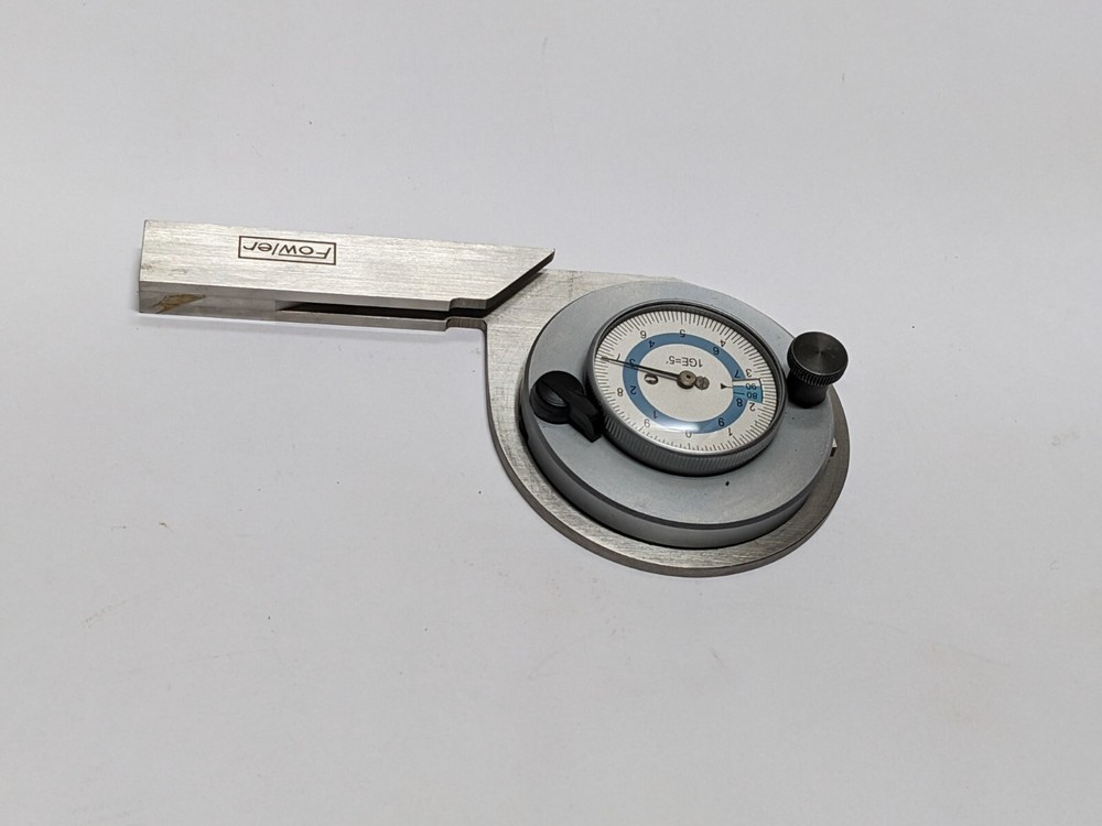 FOWLER 52-440-777 Dial Protractor (NEW).