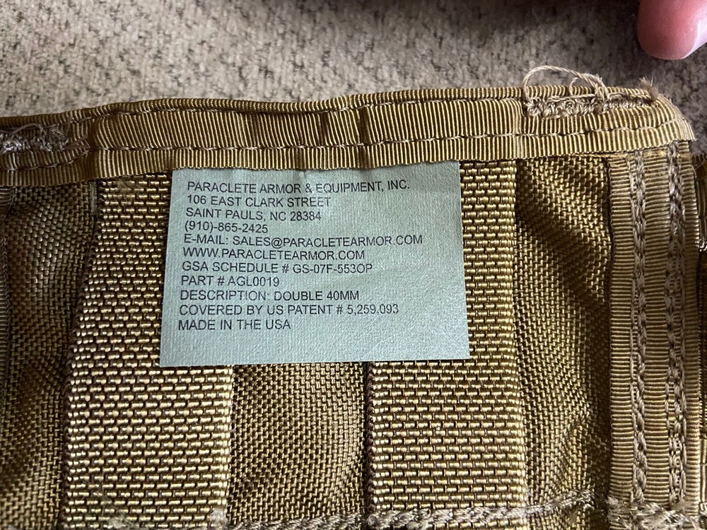 MSA Paraclete Double 40mm Pouch