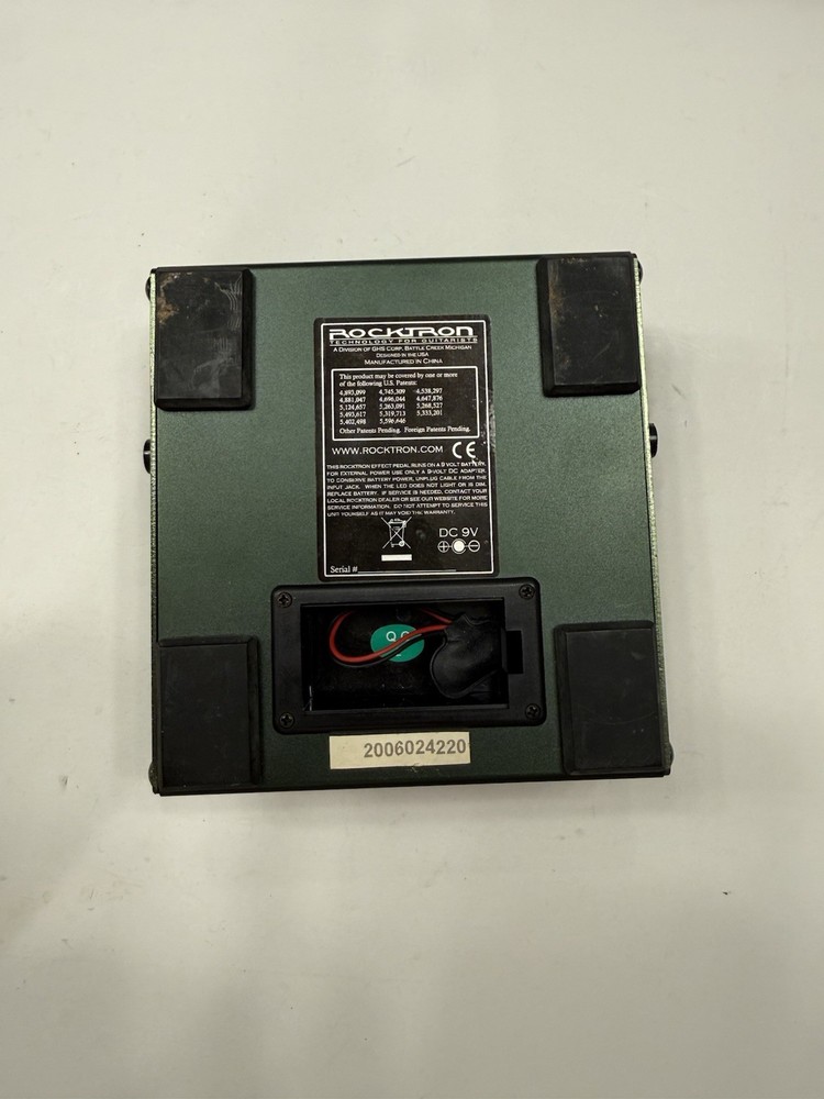 Rocktron Big Crush Compressor Sustainer Compression Guitar Effect Pedal *READ*