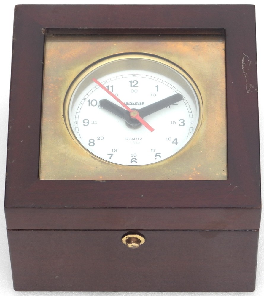 OBSERVER CHRONOMETER WERKE GERMANY MARINE SHIP BOAT NAVIGATION CLOCK QUARTZ