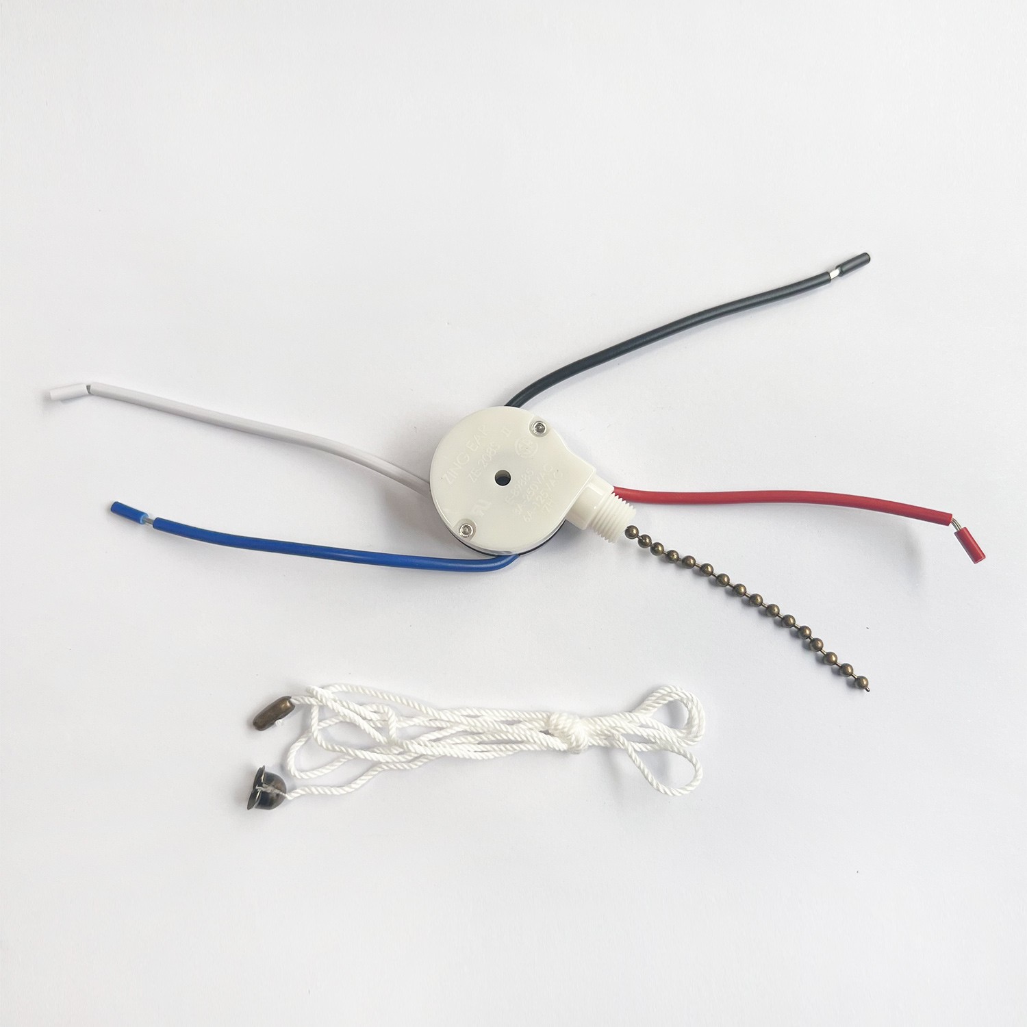 Zing Ear ZE-208S 3Speed 4Wire Ceiling Fan Pull Chain Switch 6A 125VAC-Bronze USA