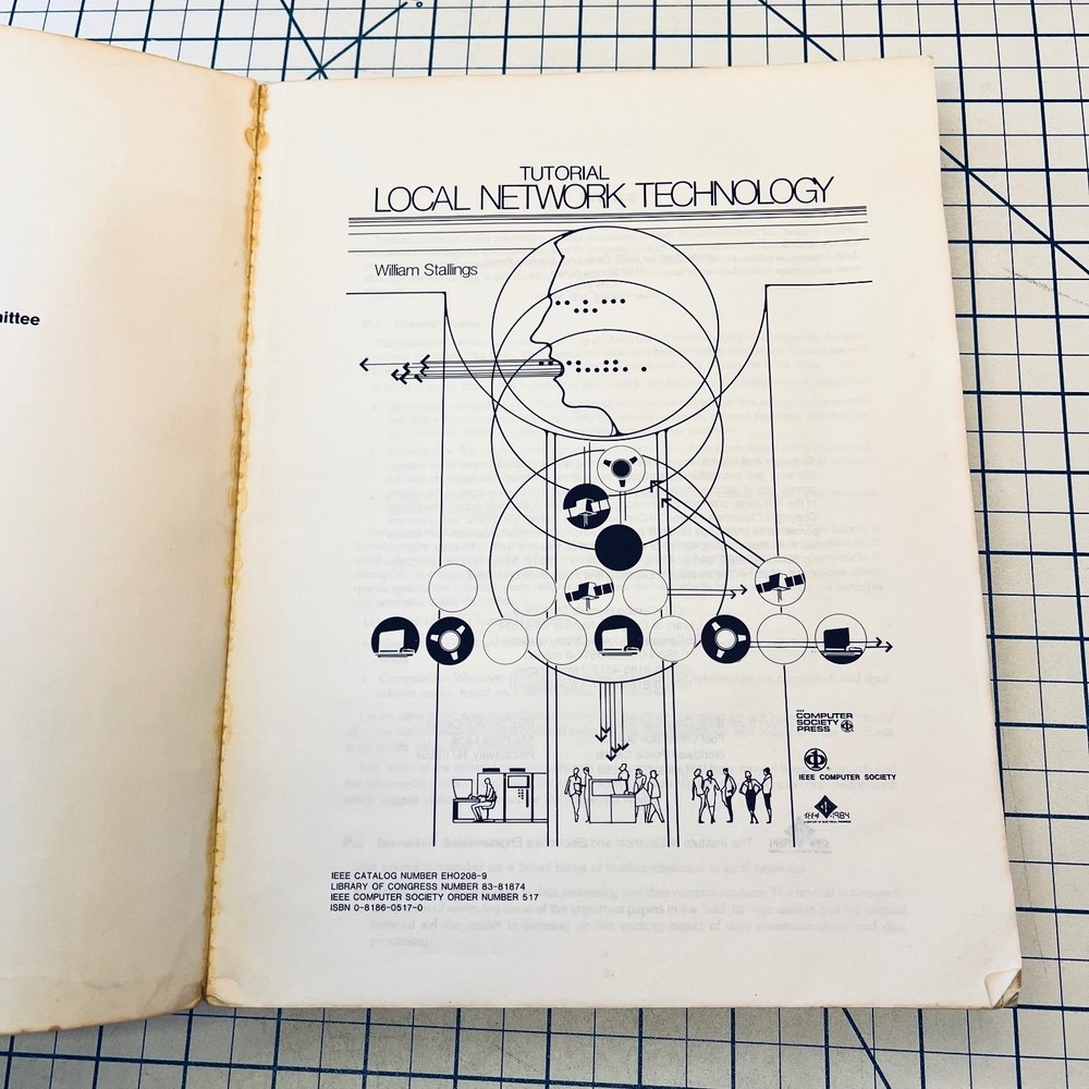 Local Network Technology Tutorial Manual William Stallings 1983 Vintage Computer