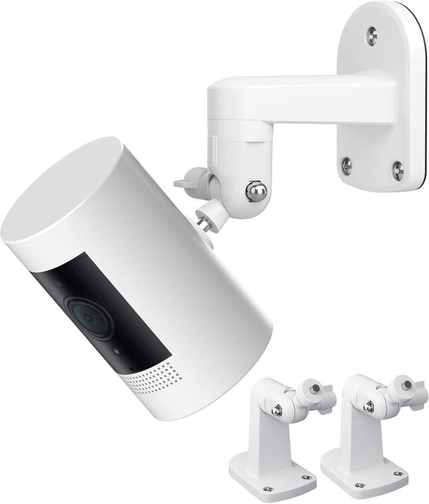 2 Pack Oxidation-Resistant Wall Mounts for Ring Stick Up Cam - Easy Install