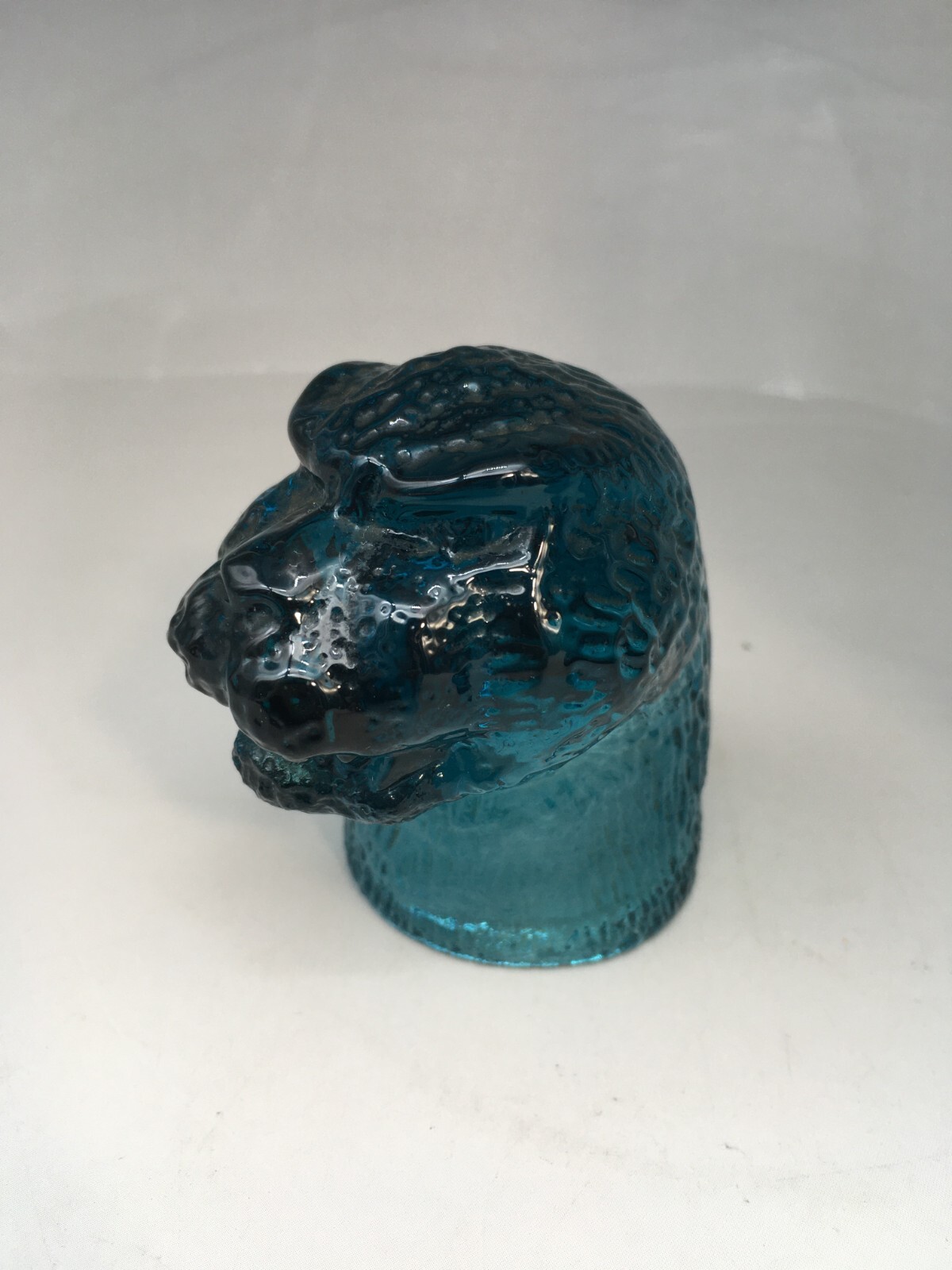 Godzilla Limited Decanter Vintage Blue Glass Bottle TOHO UNICON JAPAN 1980s