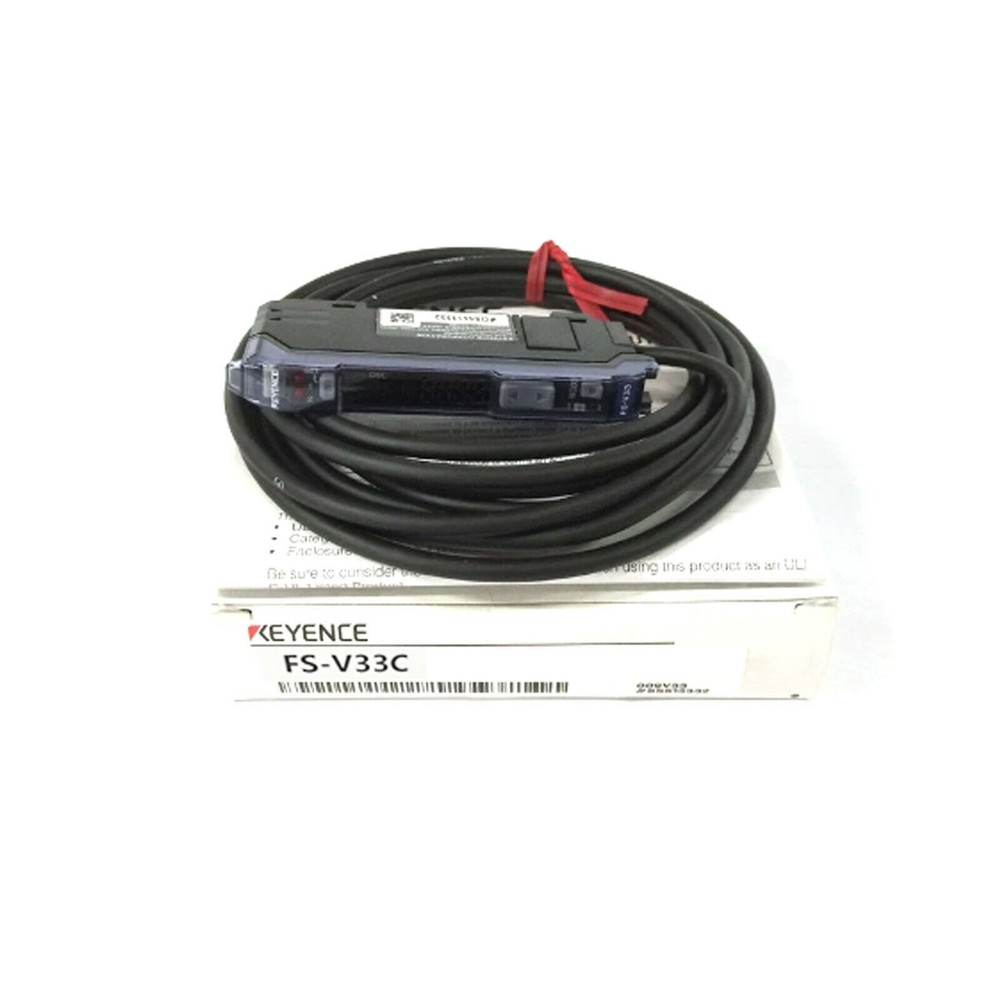 KEYENCE FS-V33C Fiber Optic Sensor New✦KD