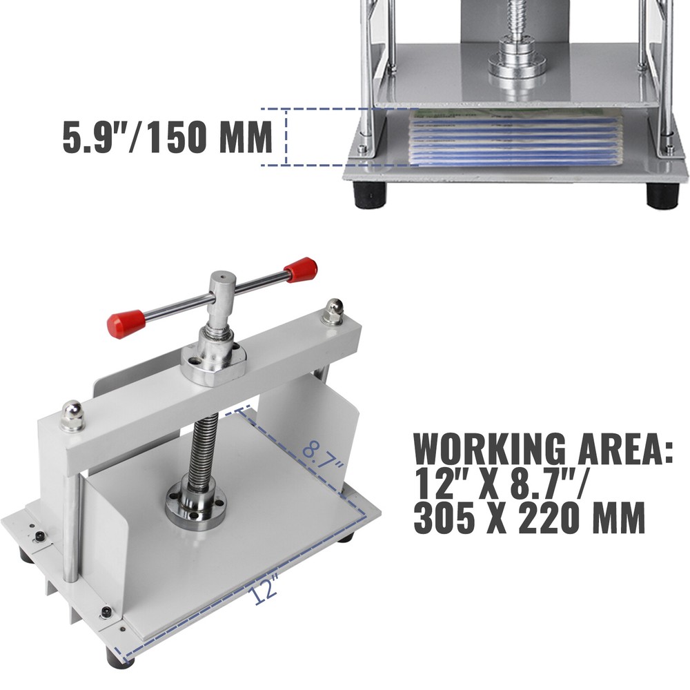 A4 Book Binding Press Machine Manual Flat Paper Binder Tampography Office Tools
