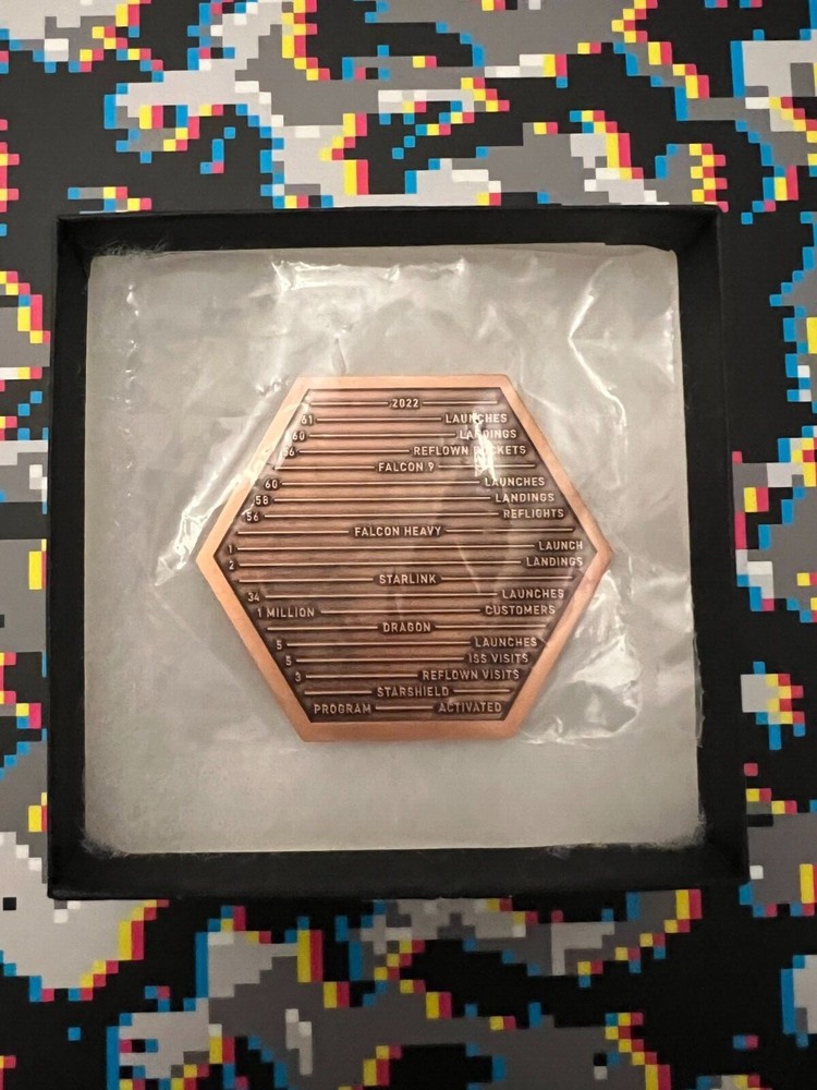 SpaceX 2022 Bronze Medallion 