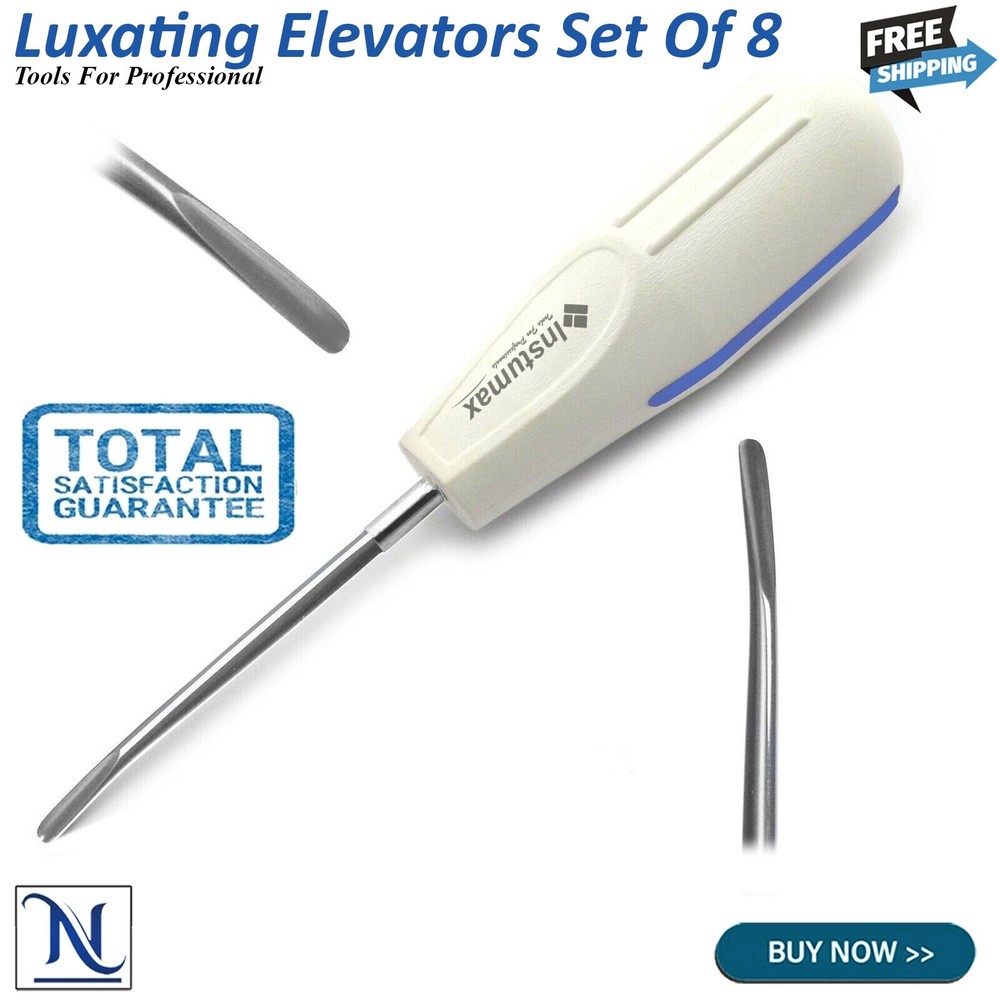 Dental Luxating Elevators PDL Periotome Luxation Root Extracting Extraction Kit