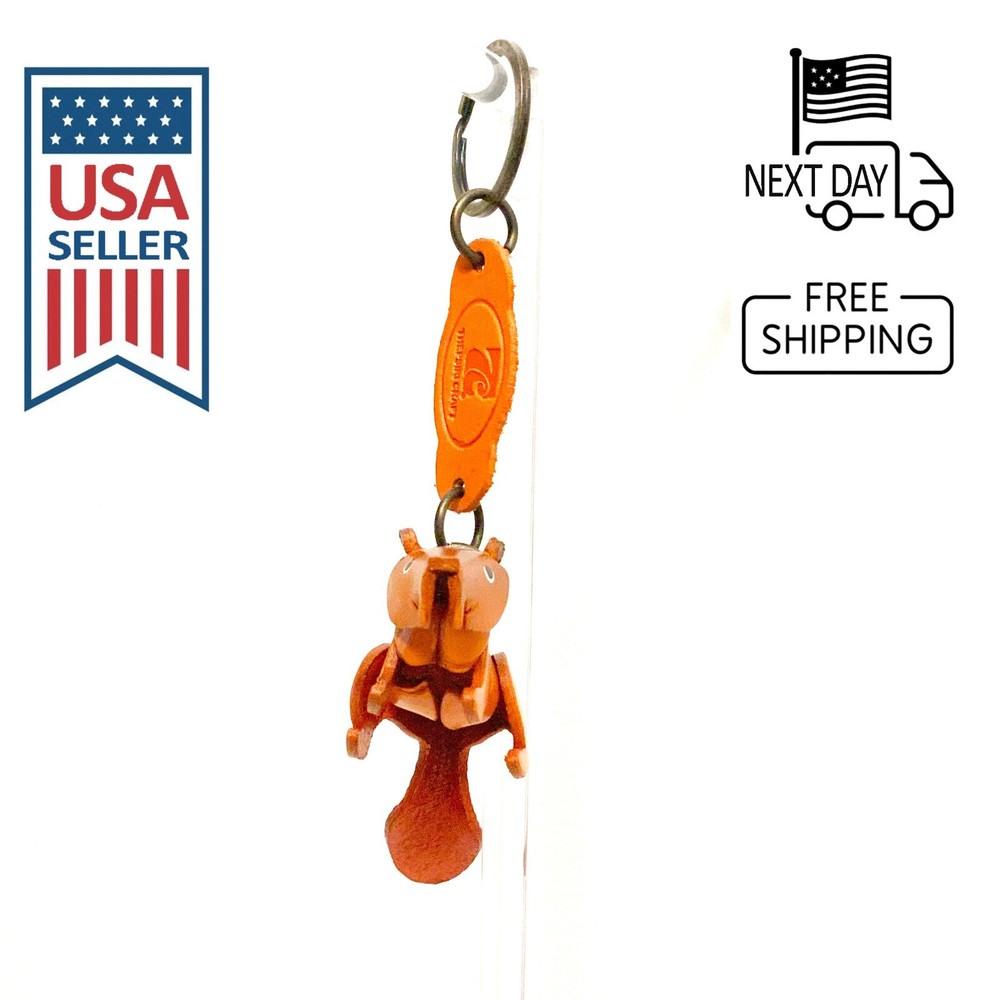 Beaver Handmade Leather Keyring