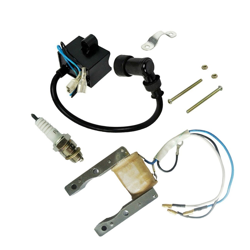 Magneto Stator Spark Plug Ignition Coil CDI Kit 49cc 60cc 66cc 80cc Engine