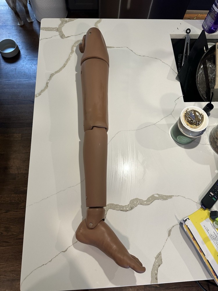 Life/form GERi/KERi Replacement Leg, Complete Left - Medium Tone
