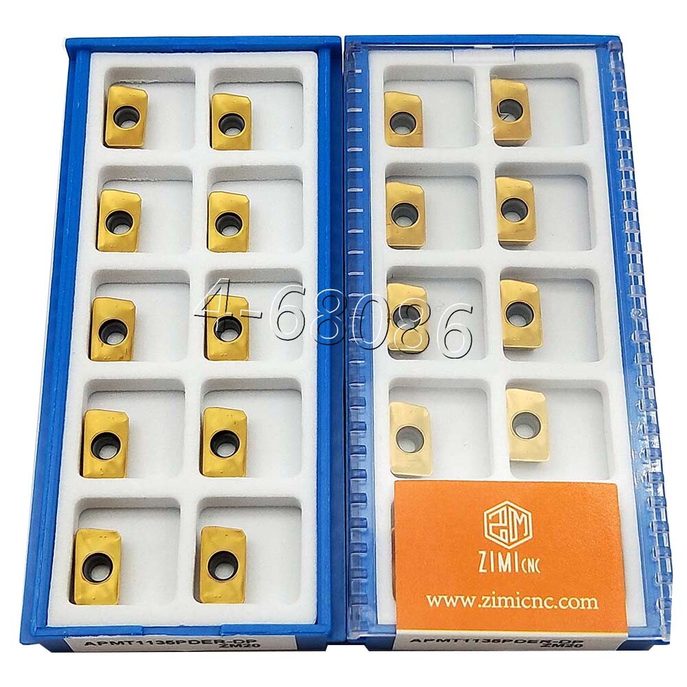 30pcs APMT1135PDER-DP ZM20 carbide inserts CNC milling inserts turning inserts
