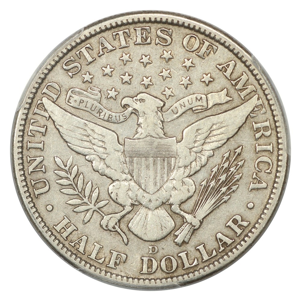 1912-D 50C PCGS VF30 - Barber Half Dollar