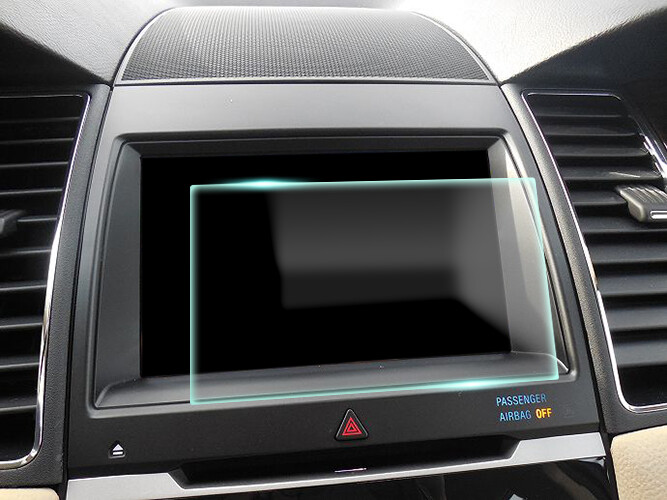 Crystal Clear Screen Protector for 2019 Ford Taurus 8in Vehicle Navigation