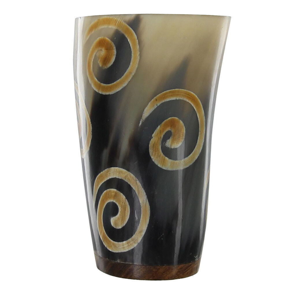 Handmade Horn Tumbleweed Medieval Drinking Horn Tumbler Cup