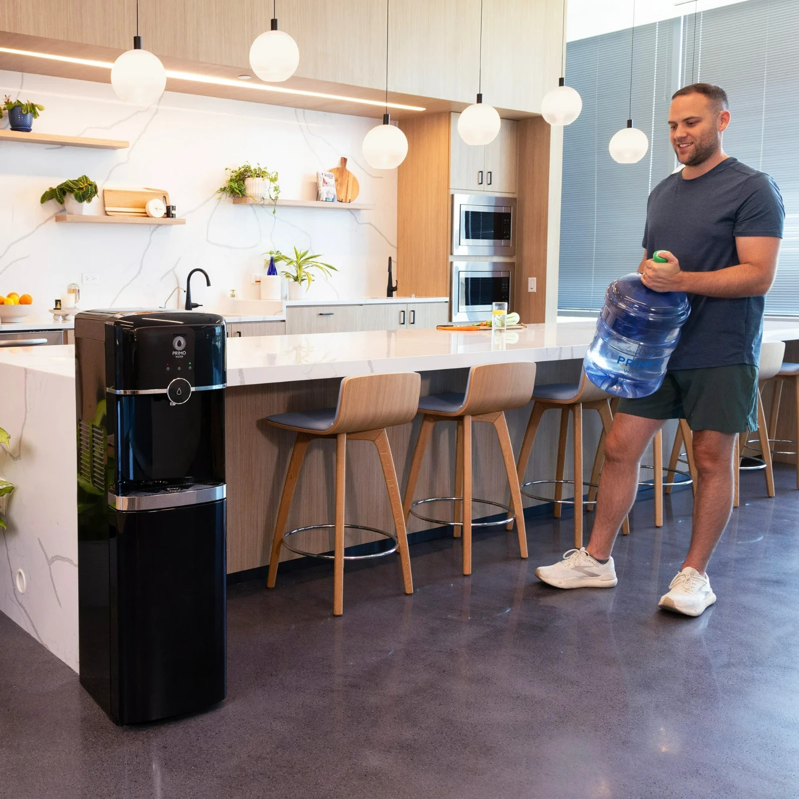 Brand New Primo Smart Touch Bottom Load Water Dispenser Hot Cold Black 601242-C