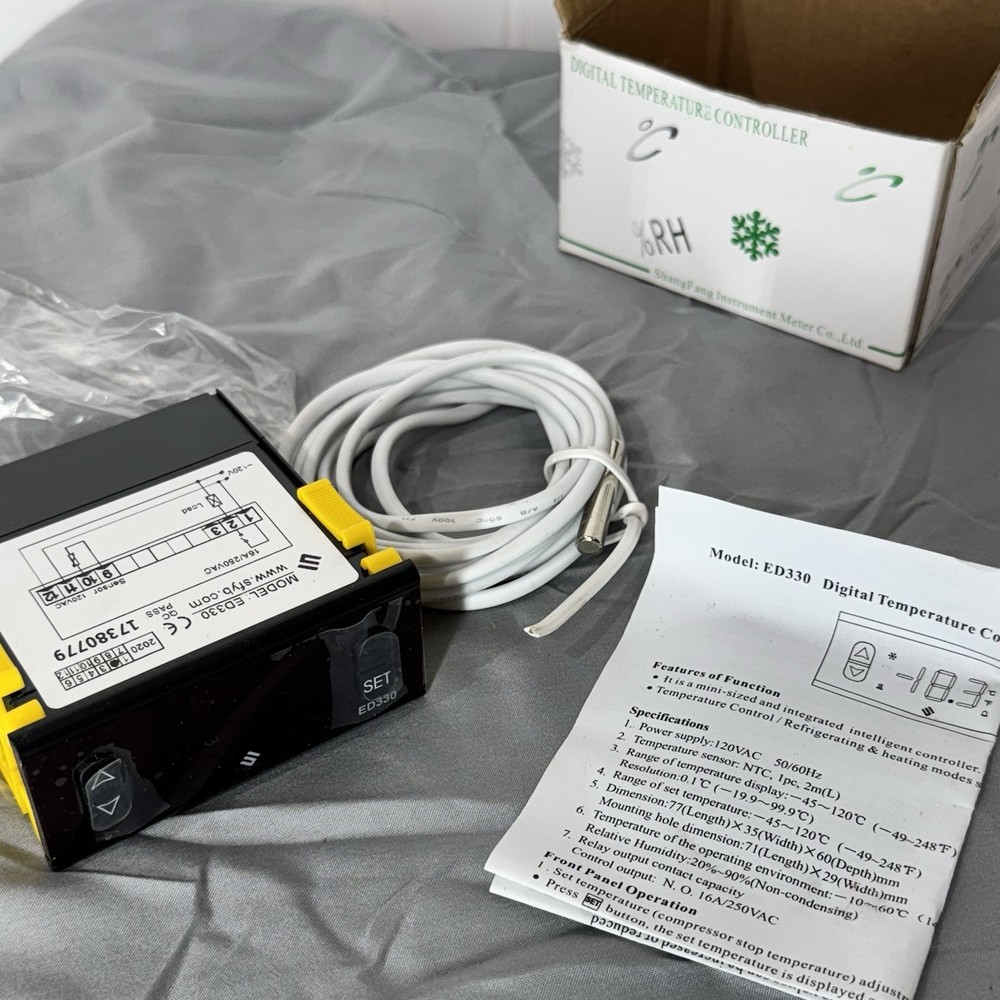 1PCS NEW FOR Shangfang ED330Digital Temperature Controller Incubator Chicks
