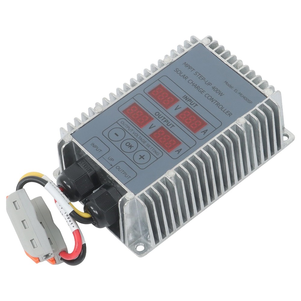 Solar Battery Charge Controller Boost MPPT Voltage Adjustable 400W 24‑85V