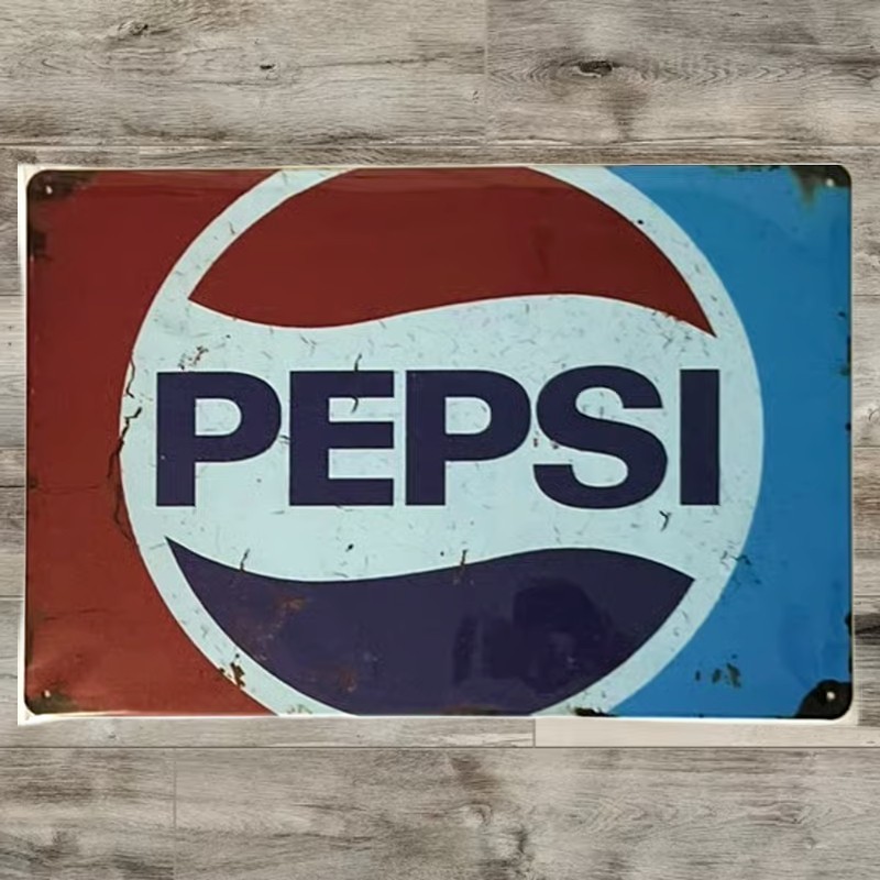 Pepsi Pepsi-Cola 8 x 12 Novelty Metal Sign Shrink-wrapped Made In USA New!