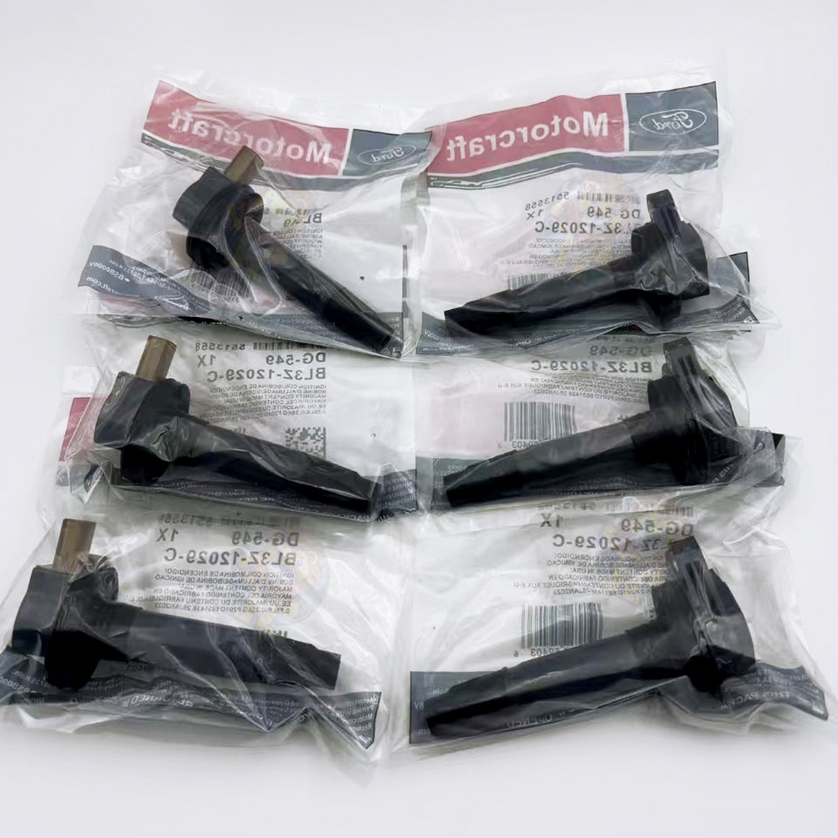 6PCS GENUINE DG549 Ignition Coil SP580 Spark Plug For Motorcraft Ford F150 3.5L