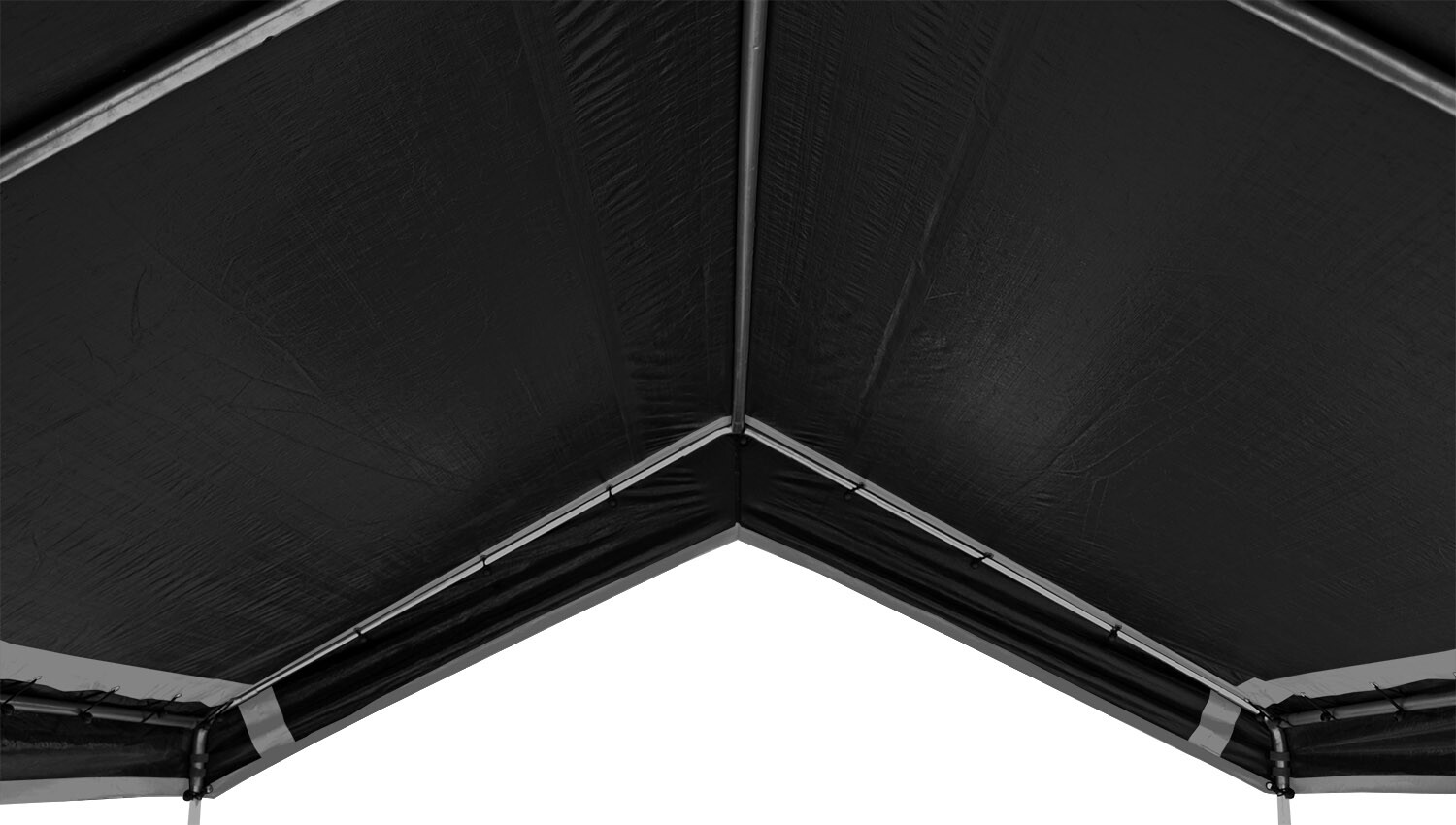 12x20 20x20 20x30 20x40 H. Duty 12 mil Valance Tarp Canopy Carport Cover Silver