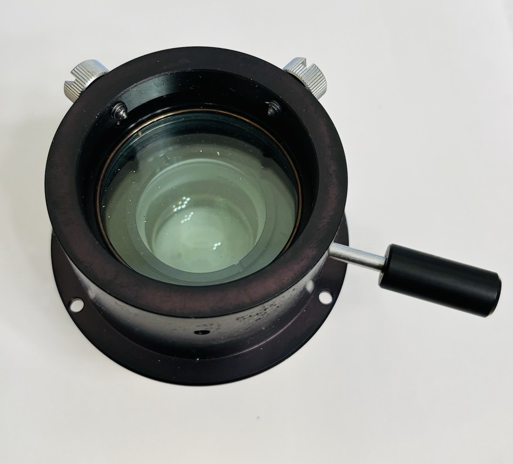 Adjustable Microscope Condenser with Iris Diaphragm - Flange Mount