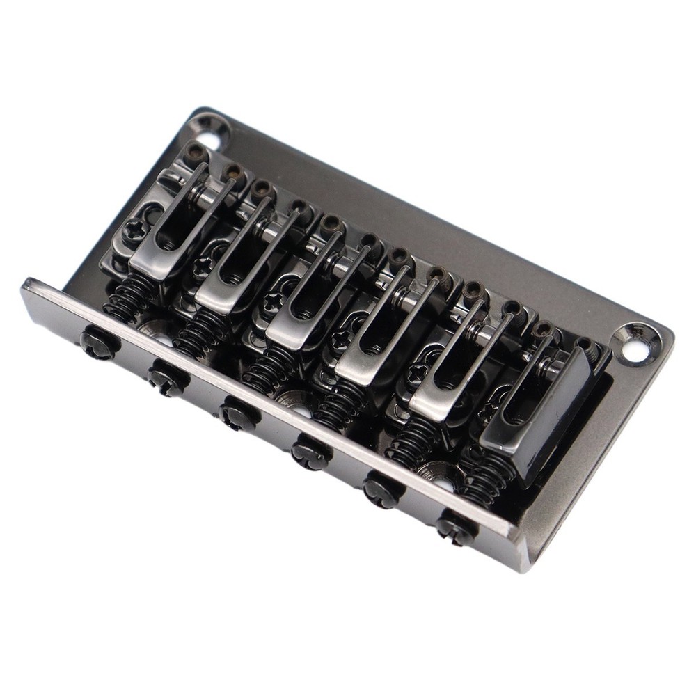 12 String Electric Guitar Bridge Metal 12 String Fixed Hardtail Bridge Black