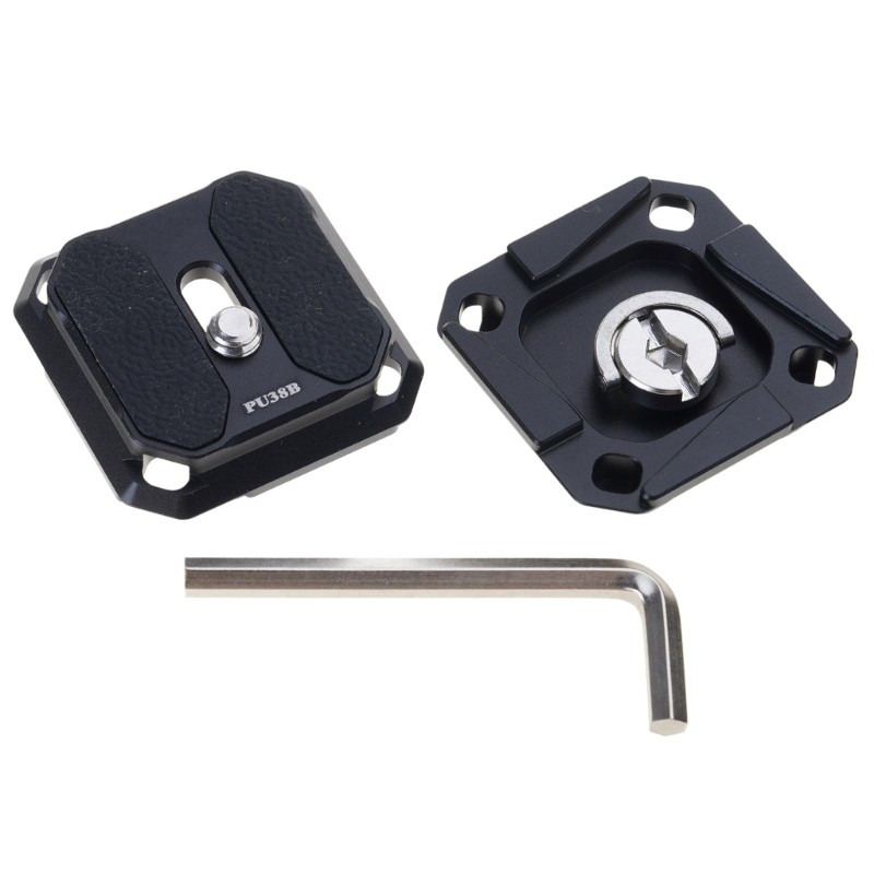 2pcs Multipurpose Quick Release Plate 38mm Arca Type for Camera Clip and Tripod