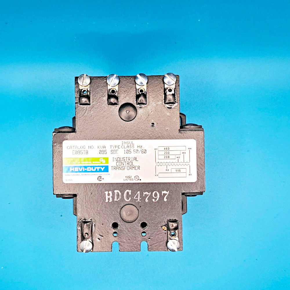 EMERSON E095TB Heavy Duty Control Transformer