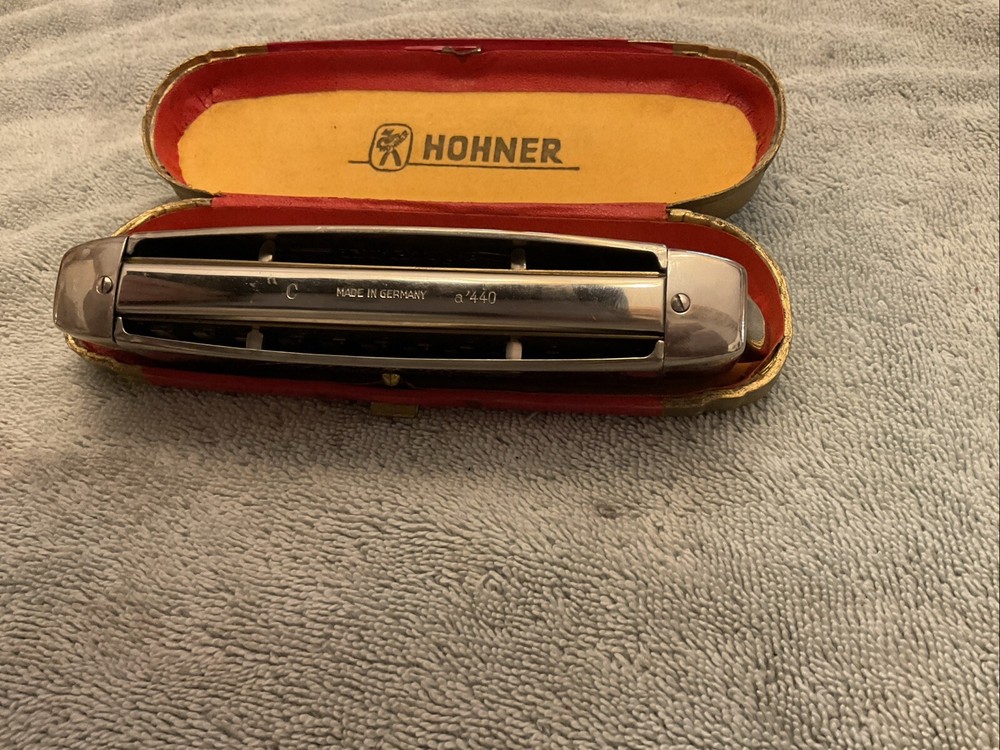 M Hohner Chromonica II Deluxe Harmonica Key C + Orig Box