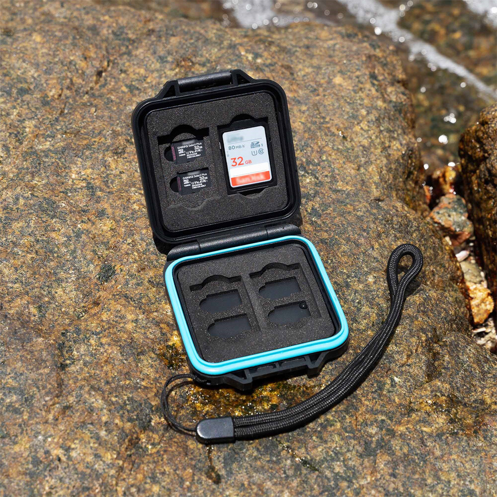 12 / 16 Slots TF Micro SD MSD SD CF Type A Memory Card Case Holder Storage Box