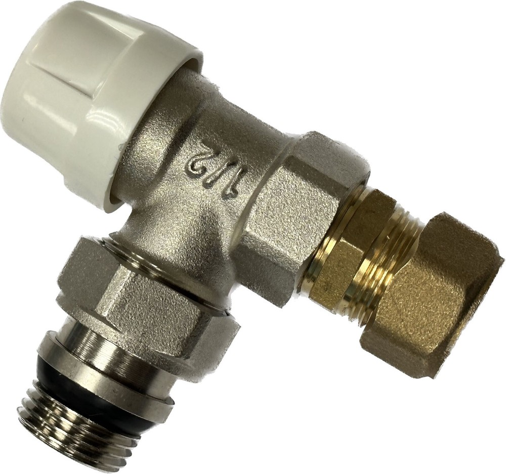 1/2" Brass Thermostatic Radiator Valve Angle Type 90° Pattern Floor Heating
