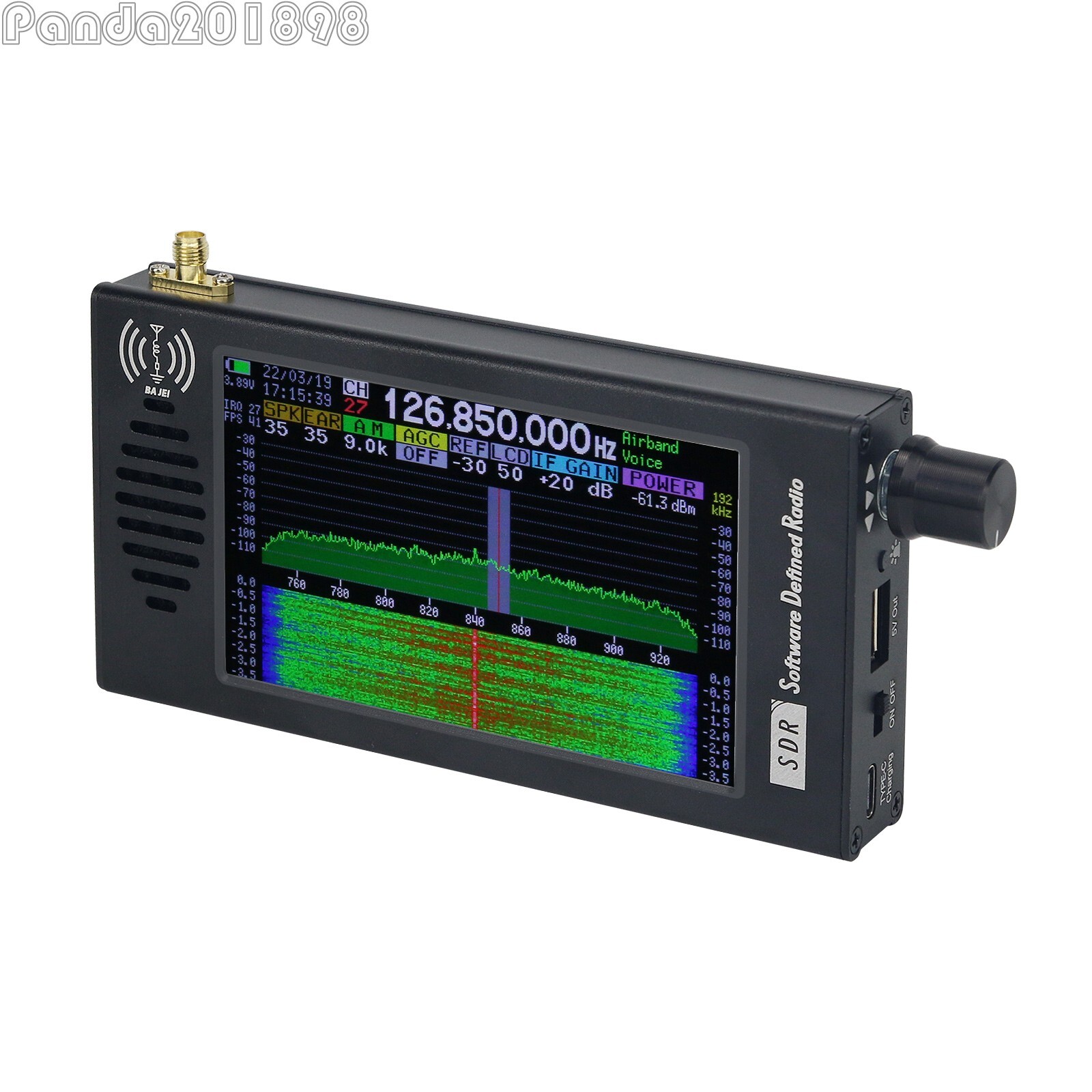 HamGeek DSP-01 SDR Radio Receiver DSP Digital Demodulation CW/AM/FM/WFM #USA