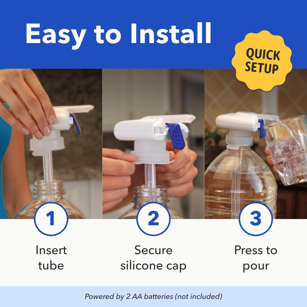 Automatic Drink Dispenser - Hands-Free Beverage Dispenser for Fridge - Perfec...