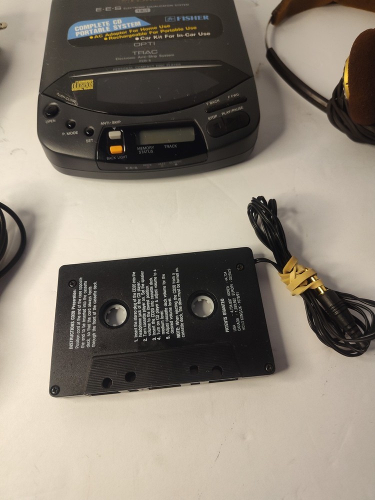 Fisher Opti Trac Compact Disc Player PCD-5 w/Electronic Equalization System Work