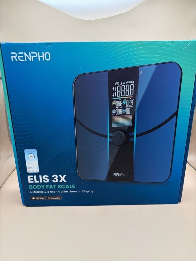 RENPHO Elis 3x Bluetooth Body Fat Scale, Smart Digital Bathroom Weight Scale