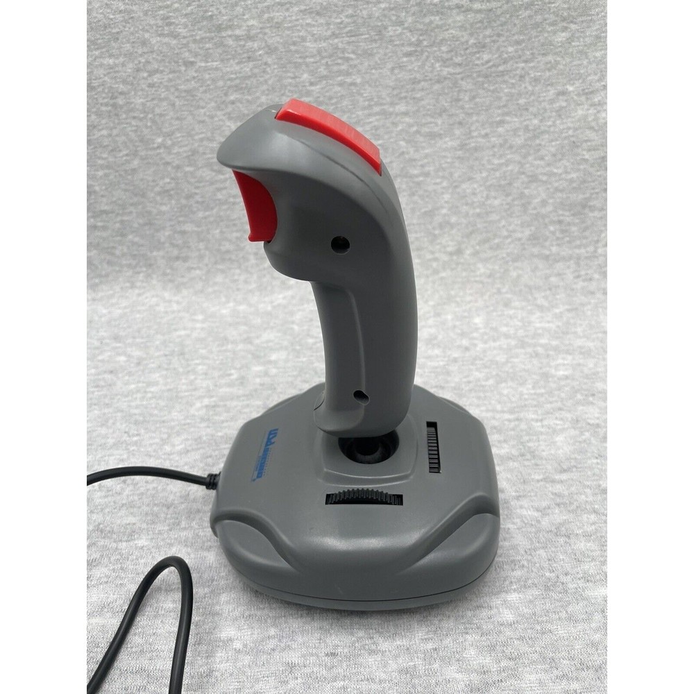 Wired Joystick Gray Red 2 Button 7J0029953 Suction Base