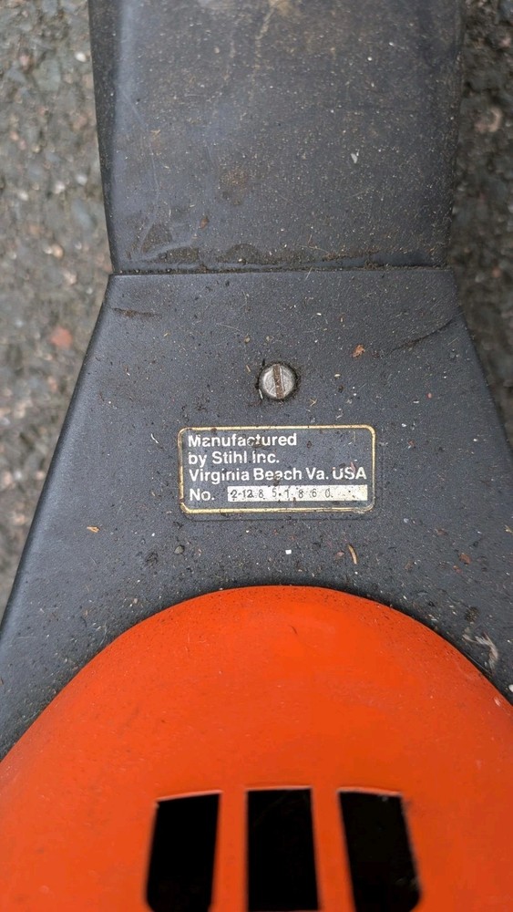 Vintage Stihl # BG60AV Leaf Blower Pulls Over
