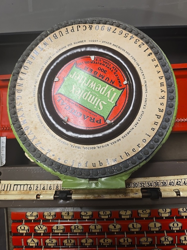 Rare 1902 Simplex Typewriter Number 200 with original box