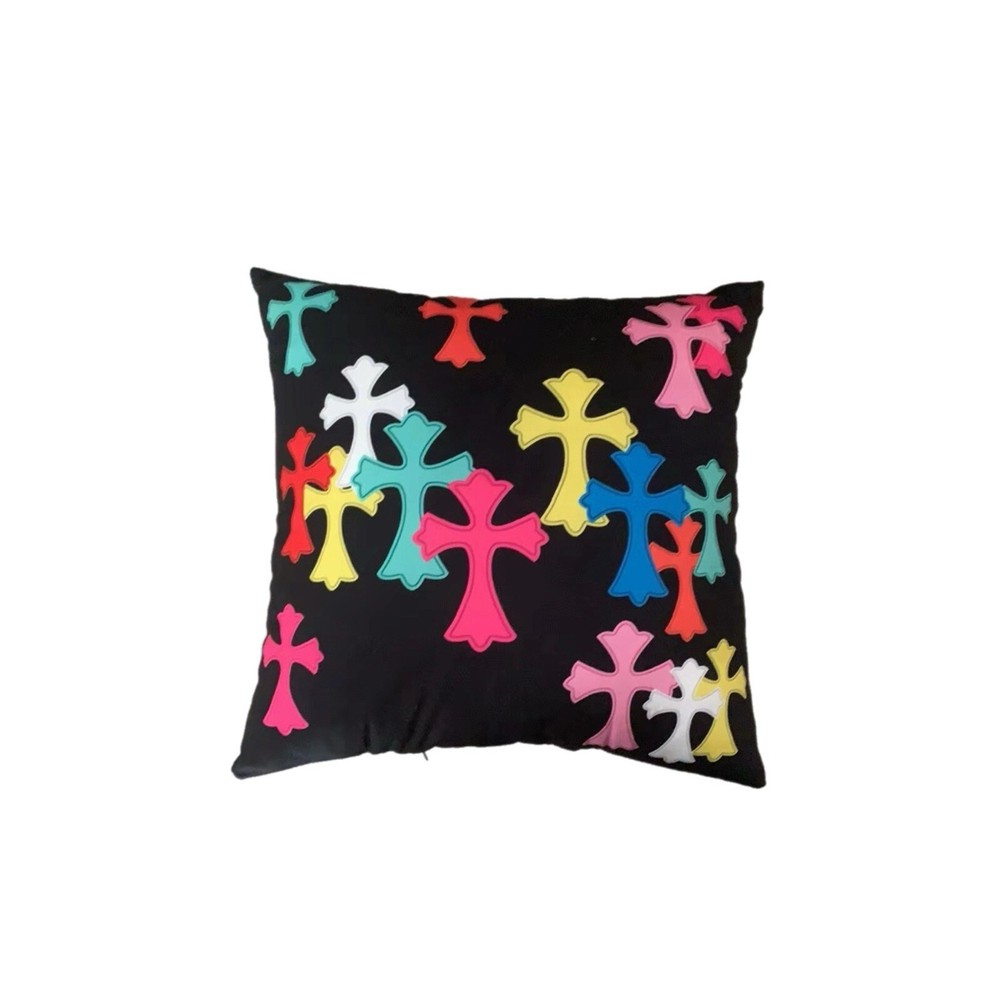 Throw Pillow Chromeheart Inspired