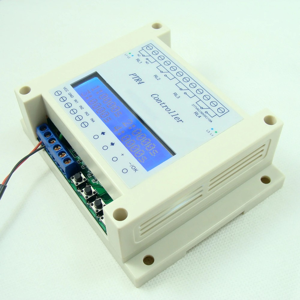 DC6-40V 4CH Programmable Digital Time Relay Timer Controller Delay Switch Module