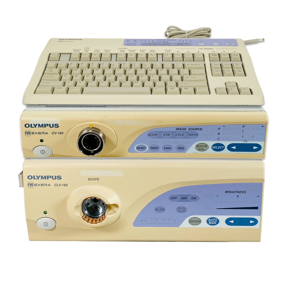 🔥Olympus Exera CLV-160 System Video Processor / Xenon Light Source / Keyboard