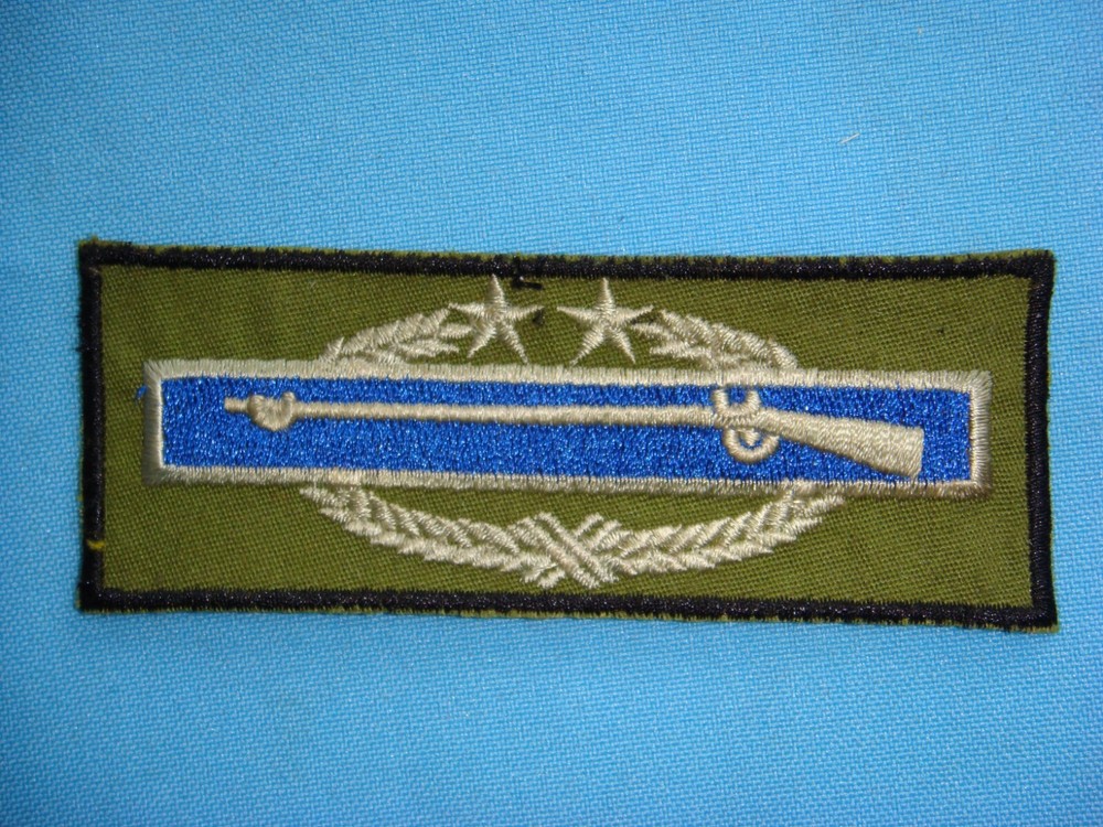 PATCH US ARMY COMBAT INFANTRYMAN  CIB 2nd AWARD