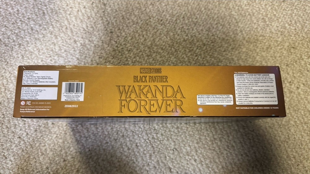 Marvel Black Panther Drone Remote Control Wakanda Forever Avengers